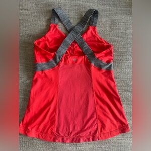 💯 Authentic Vintage Lululemon Women's Red Athletic Tank Top Size 10